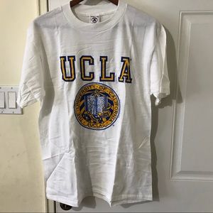 Vintage 90s UCLA Crew Neck Spellout Logo T Shirt M
